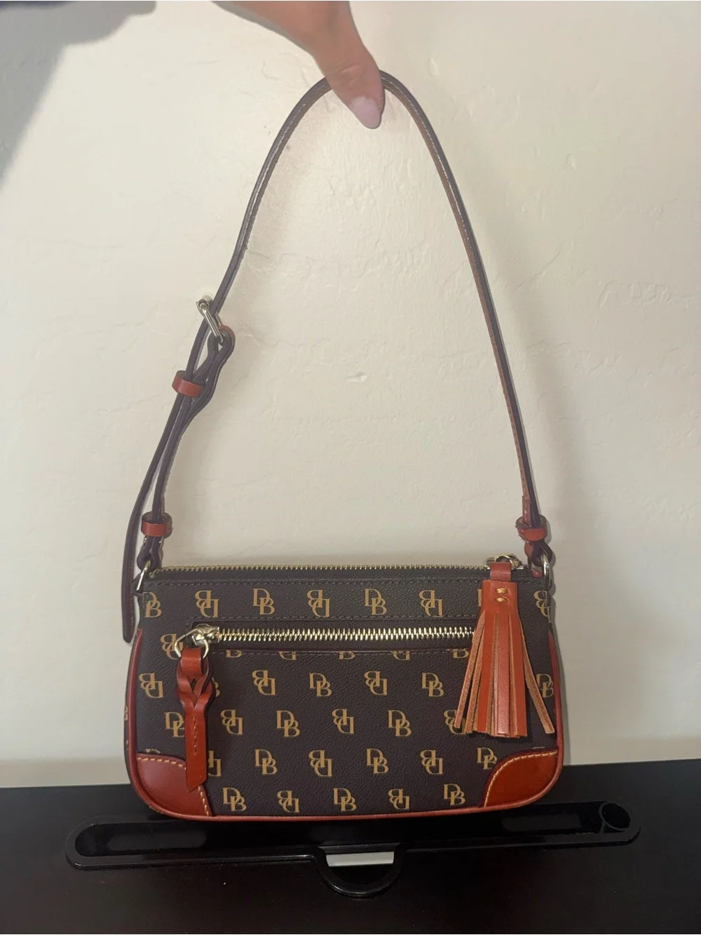 Dooney & Bourke Gretta Slim Crossbody Brown T’moro